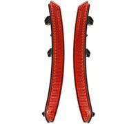 QASULER Réflecteur de pare-chocs arrière, 1 paire, compatible avec les modèles MW Série 2 Tourer F45 F46, rouge 63147850601 Réflecteur de pare-chocs arrière