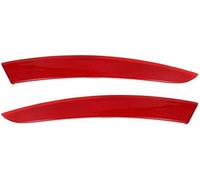 QASULER Réflecteur de pare-chocs arrière, for 535i GT 2014-2017, feu de position latéral, ABS durable, 1 paire, rouge, n°63147318557 Réflecteur de pare-chocs arrière