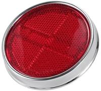 QASULER Réflecteur de pare-chocs arrière, for Toyota Land Cruiser FJ25 FJ40 FJ55 1958-1973, feu de position latéral, ABS durable, 1 paire, rouge, n°8191069015 Réflecteur de pare-chocs arrière(BLACK 1)