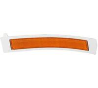 QASULER Réflecteur de pare-chocs avant gauche, numéro de voiture: 63147199627, for 535i GT 2010-2017, marqueur latéral, ABS durable, 1 pièce, jaune Réflecteur de pare-chocs arrière