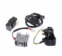 QASULER Régulateur redresseur relais bobine d'allumage CDI for ATV chinois Quad 150 200 250 cc Démarreur moto