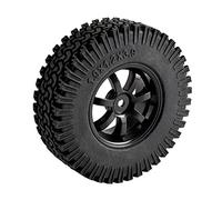 QASULER Roue ABS, for HSP, Voiture d'escalade 1:10 RC 9005-T134, pneus en Caoutchouc de 1.9 Pouces 98mm Ensemble de Roues de Course RC(9005H-T134)