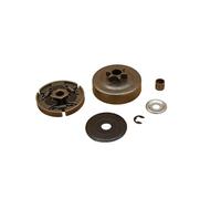 QASULER Roulement de rondelle de pignon de tambour d'embrayage 3/8 6T, for STIHL, MS180 MS210 MS230 MS250 MS 021 023 025 Pièces de rechange for tronçonneuse à essence Kit de pignon de tambour d'embray