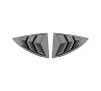 QASULER Side Window Spoiler Splitter Cover, for Tesla, Model Y Trim Louver Rear Triangle Window Shade Car Window Sunshade 2019-2022 Rear Spoiler Becquet de Lunette arrière(Black Carbon Look)
