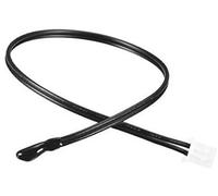 QASULER Sonde de thermistance NTC 10K de Sourcingmap Capteur de température sensible à l'époxy de 19,7 pouces, for climatiseur Sonde thermique d'imprimante(BLACK 20mm)