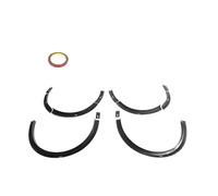 QASULER Sourcils de roue de voiture en fibre de carbone véritable, for, RSQ8 2020-2023 Audo Wheel Fender Flares Protector Eyebrow 12pcs par ensemble Élargisseurs d'ailes
