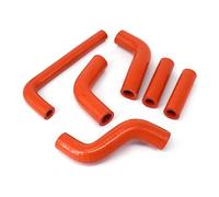 QASULER Tuyau d'eau de moto en Silicone, tuyau de liquide de refroidissement de radiateur EXC400 EXC450 EXC525 2002 2003 2004 2005 2006 Dirt Bike Orange Durite de radiateur pour moto