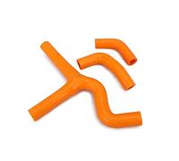 QASULER Tuyau d'eau de moto en Silicone, tuyau de refroidissement de radiateur SX450 SX525 EXC450 EXC525 MXC450 MXC525 2003 - 2006 Dirt Bike Orange Durite de radiateur pour moto