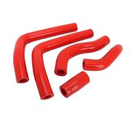 QASULER Tuyau d'eau de moto en Silicone, tuyau refroidissement radiateur CR125 CR 125 2005-2008 2005 2006 2007 2008 Motocross rouge Durite de radiateur pour moto