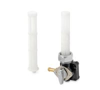 QASULER Valve de carburant Petcock 22mm sortie gauche, for Harley, Flstf Fxdl Flht Flst Fxstb Flhr Fxst 2002-2006 61338-02 système de vide Petcock Robinet de carburant