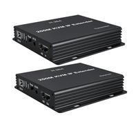 QASVOU Extension IP KVM H.264 Compatible HDMI sur Un Seul câble Ethernet RJ45 cat5e/6 200 m 1080p USB KVM Extender Prend en Charge l'écran Tactile