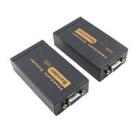 QASVOU Rallonge VGA 100 m, câble émetteur-récepteur, amplificateur VGA vers RJ45, Prise en Charge for DVR, Disque Dur HD 3D