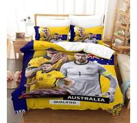 Qatar Housse De Couette De La Coupe Du Monde Australia Housse De Couette Souvenir De C¿¿L¿¿Bration ¿¿Quipes De Pays Pour La Coupe Du Monde Single£¿