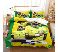 Qatar Housse De Couette De La Coupe Du Monde Brazil Housse De Couette Souvenir De C¿¿L¿¿Bration ¿¿Quipes De Pays Pour La Coupe Du Monde Single£¿Xcm