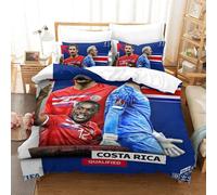 Qatar Housse De Couette De La Coupe Du Monde Costa Rica Housse De Couette Souvenir De C¿¿L¿¿Bration ¿¿Quipes De Pays Pour La Coupe Du Monde Single