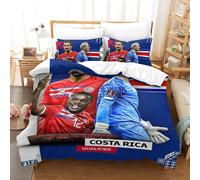 Qatar Housse De Couette De La Coupe Du Monde Costa Rica Housse De Couette Souvenir De C¿¿L¿¿Bration ¿¿Quipes De Pays Pour La Coupe Du Monde King£¿X