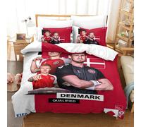 Qatar Housse De Couette De La Coupe Du Monde Denmark Housse De Couette Souvenir De C¿¿L¿¿Bration ¿¿Quipes De Pays Pour La Coupe Du Monde Single£¿Xc