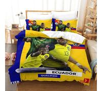 Qatar Housse De Couette De La Coupe Du Monde Ecuador Housse De Couette Souvenir De C¿¿L¿¿Bration ¿¿Quipes De Pays Pour La Coupe Du Monde Double£¿Xc