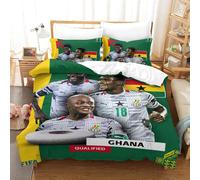 Qatar Housse De Couette De La Coupe Du Monde Ghana Housse De Couette Souvenir De C¿¿L¿¿Bration ¿¿Quipes De Pays Pour La Coupe Du Monde Double£¿Xcm£©