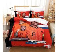 Qatar Housse De Couette De La Coupe Du Monde Netherlands Housse De Couette Souvenir De C¿¿L¿¿Bration ¿¿Quipes De Pays Pour La Coupe Du Monde Singl