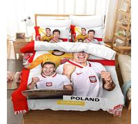 Qatar Housse De Couette De La Coupe Du Monde Poland Housse De Couette Souvenir De C¿¿L¿¿Bration ¿¿Quipes De Pays Pour La Coupe Du Monde King£¿Xcm£©