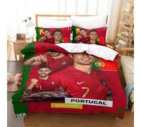 Qatar Housse De Couette De La Coupe Du Monde Portugal Housse De Couette Souvenir De C¿¿L¿¿Bration ¿¿Quipes De Pays Pour La Coupe Du Monde Single£¿X