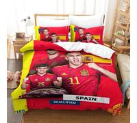 Qatar Housse De Couette De La Coupe Du Monde Spain Housse De Couette Souvenir De C¿¿L¿¿Bration ¿¿Quipes De Pays Pour La Coupe Du Monde Single£¿Xcm£©
