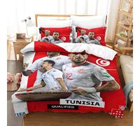 Qatar Housse De Couette De La Coupe Du Monde Tunisia Housse De Couette Souvenir De C¿¿L¿¿Bration ¿¿Quipes De Pays Pour La Coupe Du Monde Single£¿Xc