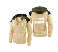 QATOBI Veste Capuche Homme Bu-ell, Vêtement Sweatshirt Hoody, Sweatshirt à Capuche pour Hiver et Automne, Jogging(Multicolor 5,L)
