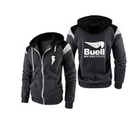 QATOBI Veste Capuche Homme Bu-ell, Vêtement Sweatshirt Hoody, Sweatshirt à Capuche pour Hiver et Automne, Jogging(Multicolor,L)