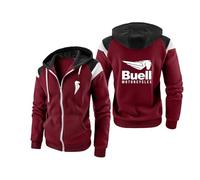 QATOBI Veste Capuche Homme Bu-ell, Vêtement Sweatshirt Hoody, Sweatshirt à Capuche pour Hiver et Automne, Jogging(Multicolor 4,L)