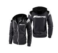 QATOBI Veste Homme Capuche FA.ntic Mo.tor, Slim Fit Capuche Zippé, Sweatshirt à Capuche pour Hiver et Automne, Jogging(Multicolor 2,XL)
