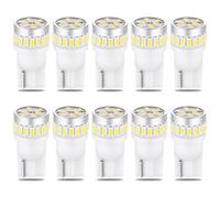 QAUBEN 10 pièces 194 ampoule LED W5W 168 2825 T10 ampoules intérieur voiture lumières pour dôme carte parking coffre porte courtoisie plaque d'immatriculation lumières blanc 6000K 12V-24V
