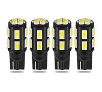 QAUBEN 194 Lumière LED T10 168 2825 W5W Ampoule LED 12SMD 5630 Chips LED Ampoule de Remplacement pour Voiture Intérieur Dome Carte Porte Courtoisie Plaque D'immatriculation Lumières Blanc 12V (4pcs)
