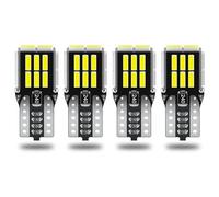 QAUBEN Ampoule LED CanBus T10 194 2,6 W, Ultra-Lumineuse équivalent 168 W5W 2825, 6000 K, 4014-24SMD pour éclairage de Plaque d'immatriculation, plafonnier, éclairage de courtoisie, 12 V CC, 4pcs