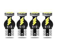 QAUBEN Ampoules LED 194 CanBus pour éclairage de Plaque d'immatriculation, 4014-9SMD 6000K Blanc 168 2825 W5W T10 Ampoules LED pour plafonnier, liseuse, éclairage de courtoisie 1,27 W, 12 V (4pcs)