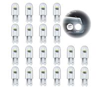 Qaum Lot de 20 ampoules LED T10 501 W5 W pour feux latéraux de voiture 6000 K 12 V Blanc super lumineux 194 168 2825 0,5 W 0,5 W pour intérieur de dôme, carte, porte de courtoisie