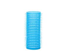 QAUUCP Bigoudis Magiques Auto-agrippants, Ensemble de 6 pièces, for Salon de Coiffure, sans Chaleur, Outils de Coiffure DIY for Femmes et Filles Bigoudis Cheveux(Blue,1.5cm)
