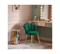 QAUUCP Chaise de Maquillage avec Structure en métal doré - Un Tabouret élégant adapté aux Chambres, Bureaux ou coiffeuses