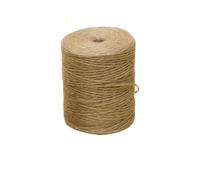 QAUUCP Corde De Jute Corde de Jute Naturelle, Ficelle, Ruban, Artisanat, Couture, Bricolage, décoration fête Mariage(100M)