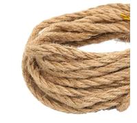 QAUUCP Corde De Jute Corde de Jute Naturelle, Ficelle, Ruban, Artisanat, Couture, Bricolage, Jardinage, décoration fête Mariage(2mm 50meter)