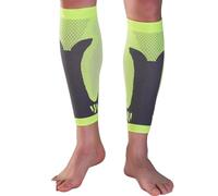 QAUUCP Manchon Compression Mollet 1 paire de manchons Compression des jambes, soutien mollets, chaussettes confortables sans pieds for le Fitness, la course à pied, les attelles tibia(Green,M)