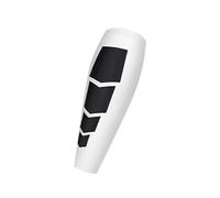 QAUUCP Manchon Compression Mollet Manchon de Compression des jambes, manchons soutien mollets for hommes et femmes, for le Fitness, la course les attelles tibia, 1 pièce(White,L)