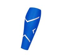 QAUUCP Manchon Compression Mollet Manchon de Compression for mollet, 1 pièce, attelle tibia, Support Protection des jambes, chaussette for course à pied, basket-ball, cyclisme(Blue,M)