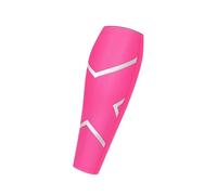 QAUUCP Manchon Compression Mollet Manchon de Compression for mollet, 1 pièce, attelle tibia, Support Protection des jambes, chaussette for course à pied, basket-ball, cyclisme(Rose,XL)