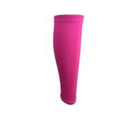 QAUUCP Manchon Compression Mollet Manchons de Compression for mollets, 1 pièce, attelle tibia, Support Protection des jambes, chaussette for course à pied, cyclisme, basket-ball(Rose,L)