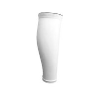 QAUUCP Manchon Compression Mollet Manchons de Compression mollet for femmes, 1 pièce, manchon jambe avec attelles tibia, Support for la course à pied(White,L)