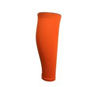 QAUUCP Manchon Compression Mollet Manchons de Compression mollet for femmes, 1 pièce, manchon jambe avec attelles tibia, Support for la course à pied(Orange,XL)