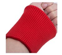 QAUUCP Poignets en Tricot Côtelé Paire de Manchettes côtelées en Tricot Extensible, vêtements Garniture, Veste, Manteau, épaisses Extensibles Coton, 1 Paire 3.54 Pouces Largeur(Red)