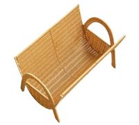 QAUUCP Porte-revues en rotin tissé à la main Petite bibliothèque verticale tissée à la main for salon, du sol au plafond, livre de luxe léger en Imitation rotin, rangement Pour magazines, livres